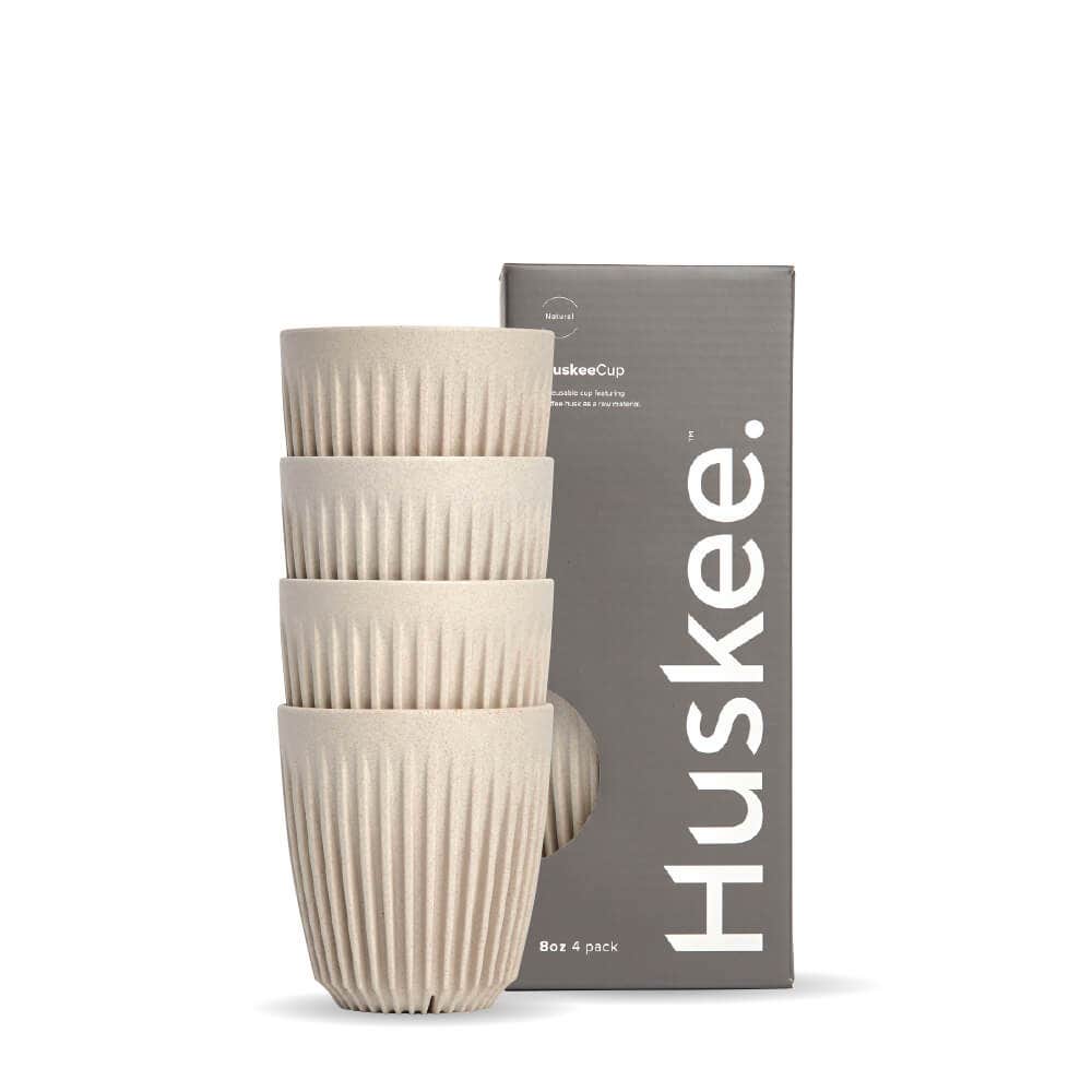 8oz Natural HuskeeCup 4-Pack (x12)
