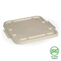 3, 4 & 5-Compartment Large Natural Plant Fibre Takeaway Lid