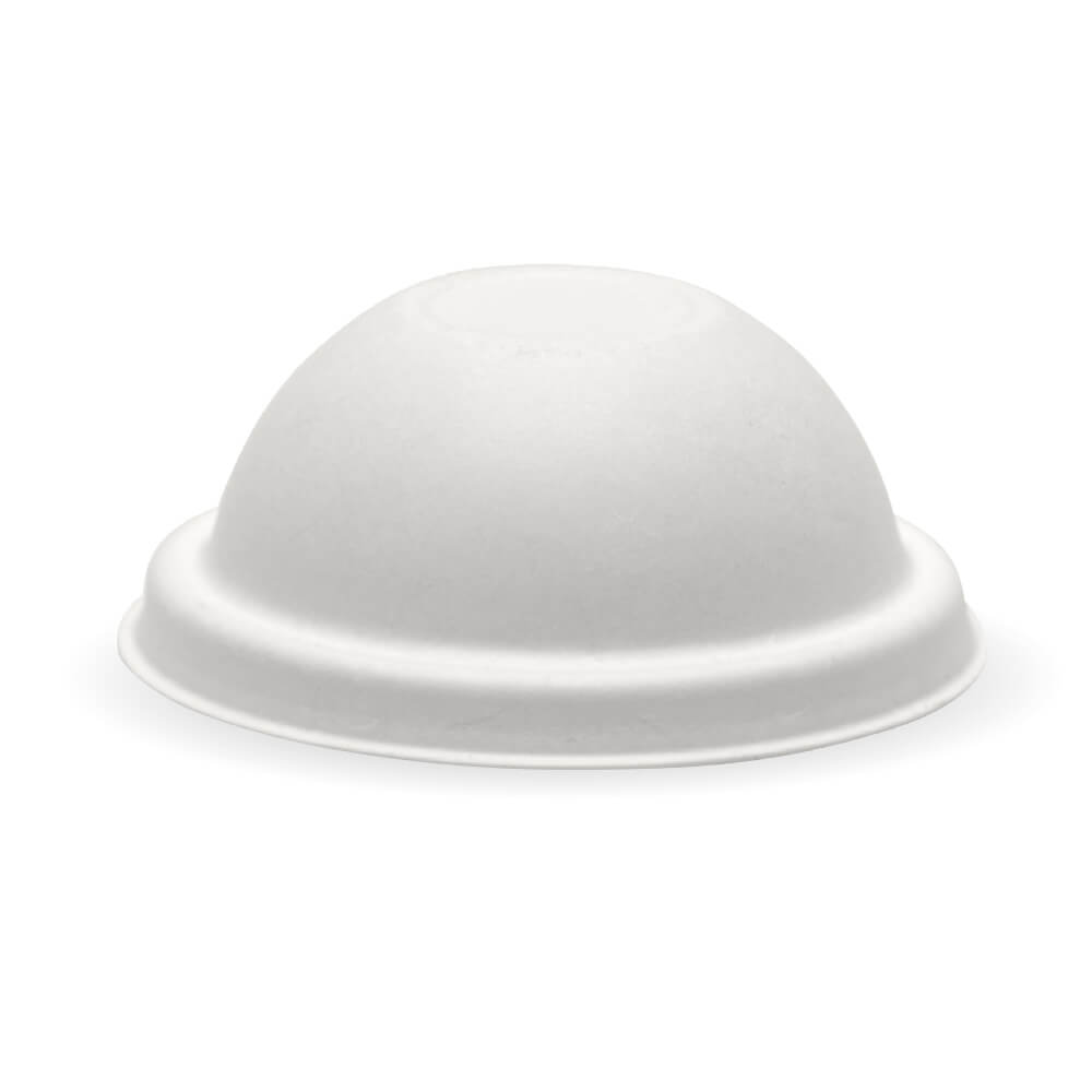 240ml / 8oz Plant Fibre Dome Ice Cream BioCup Lid