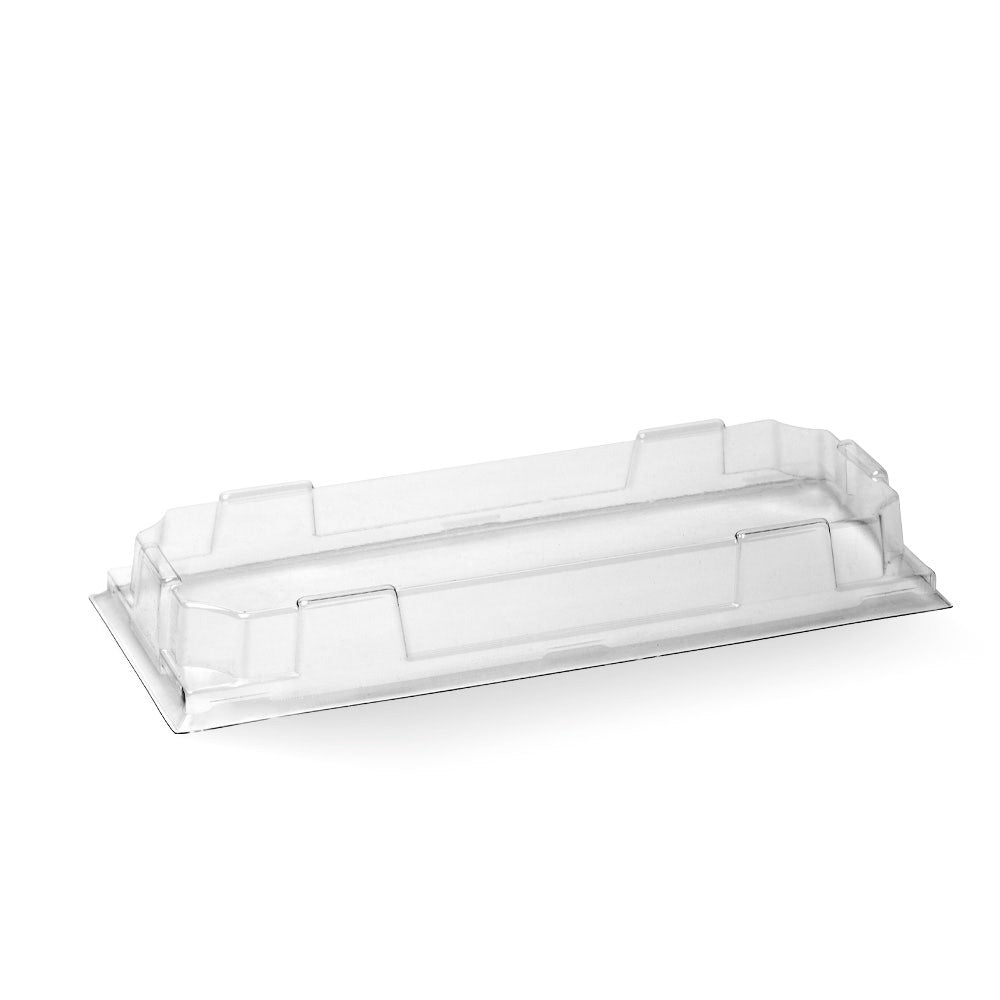 Long BioBoard Sushi Tray PET Lid