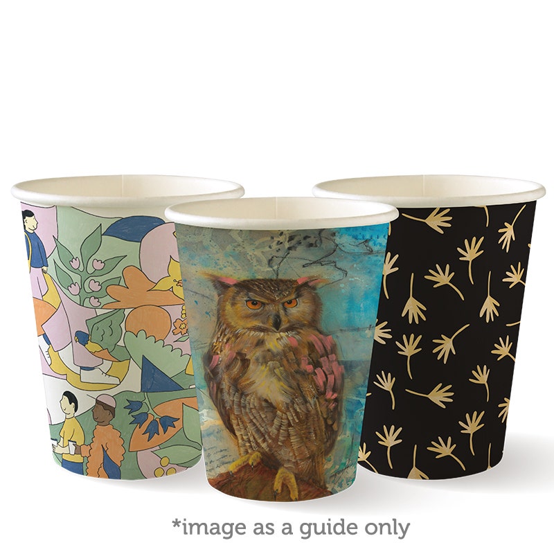 390ml / 12oz (90mm) Art Series Single Wall BioCup