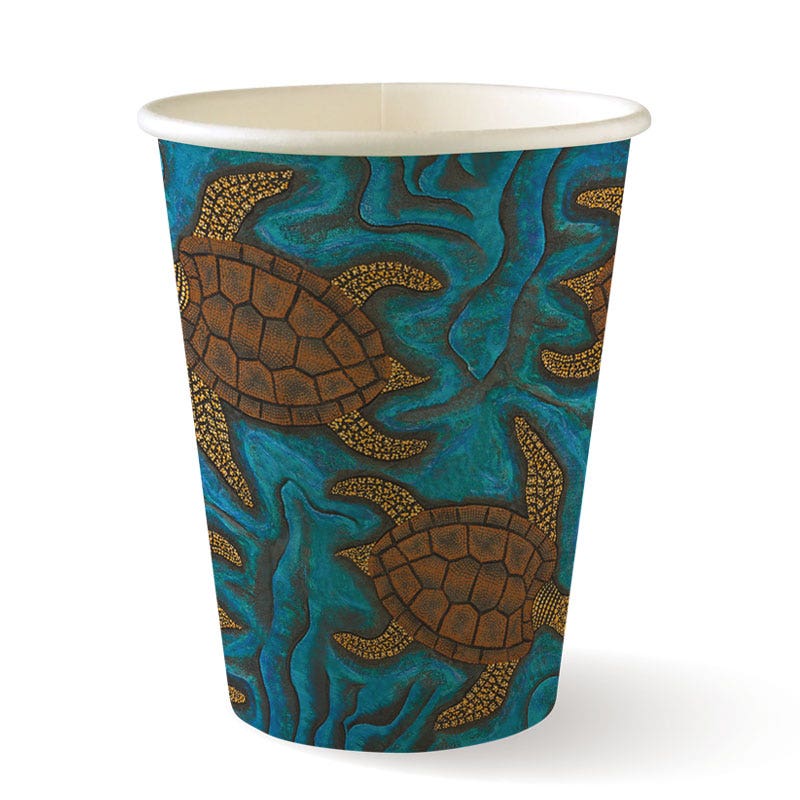 390ml / 12oz (90mm) Indigenous Art Single Wall BioCup