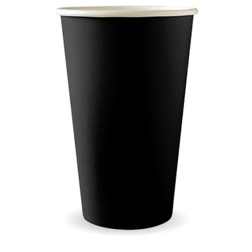 510ml / 16oz (90mm) Black Single Wall BioCup