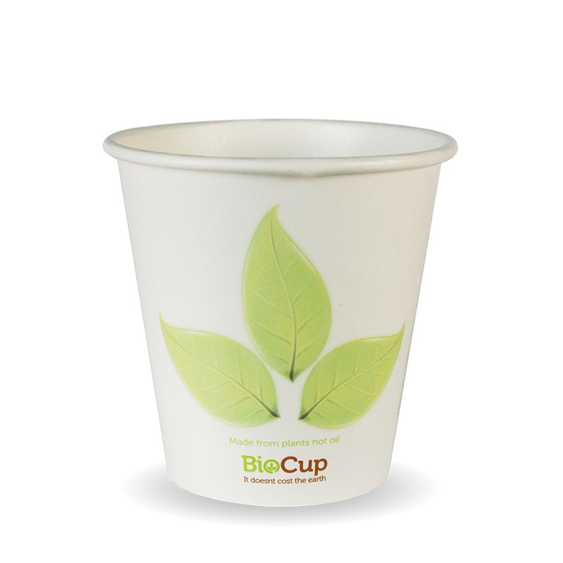 230ml / 6oz (80mm) Leaf Single Wall BioCup