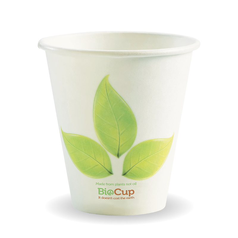 280ml / 8oz (90mm) Leaf Single Wall BioCup