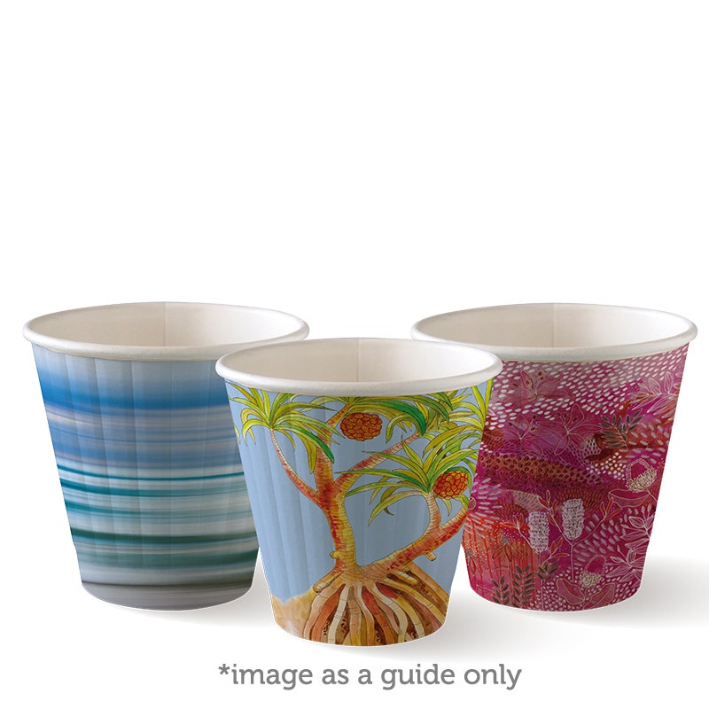 295ml / 8oz (90mm) Art Series Double Wall BioCup