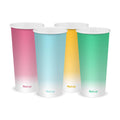650ml / 22oz (90mm) Coloured Cold Paper BioCup