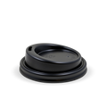 63mm / 4oz Black PS Sipper BioCup Lid
