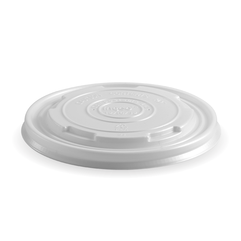 430-950ml / 12-32oz White PLA BioBowl Lid