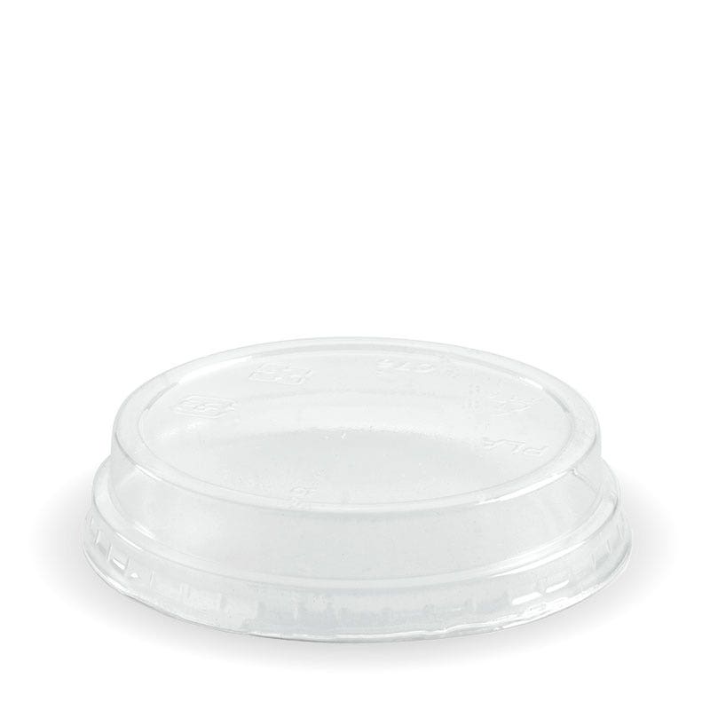 60-280ml Dome No Hole Clear BioCup Lid