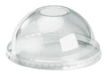 300-700ml Dome 22mm Hole Clear BioCup Lid