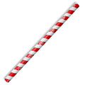 10mm Jumbo Red Stripe BioStraw