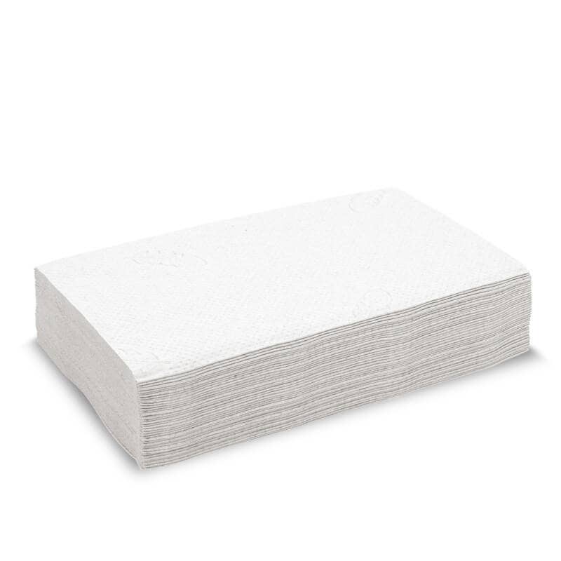 Single Saver 2-Ply Quilted White BioDispenser Napkin